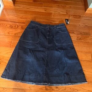 Denim A-Line Skirt Jennie Garth ME Size 14P